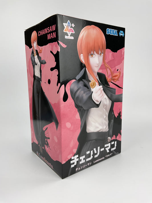 Chainsaw Man MAKIMA Luminasta Figure 18cm Holding Lollipop Anime Japan SEGA