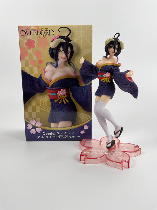 Overlord Anime Figure: Albedo Coreful Figure - Sakura Wasou Ver. (Taito)Opens in a new window or tab