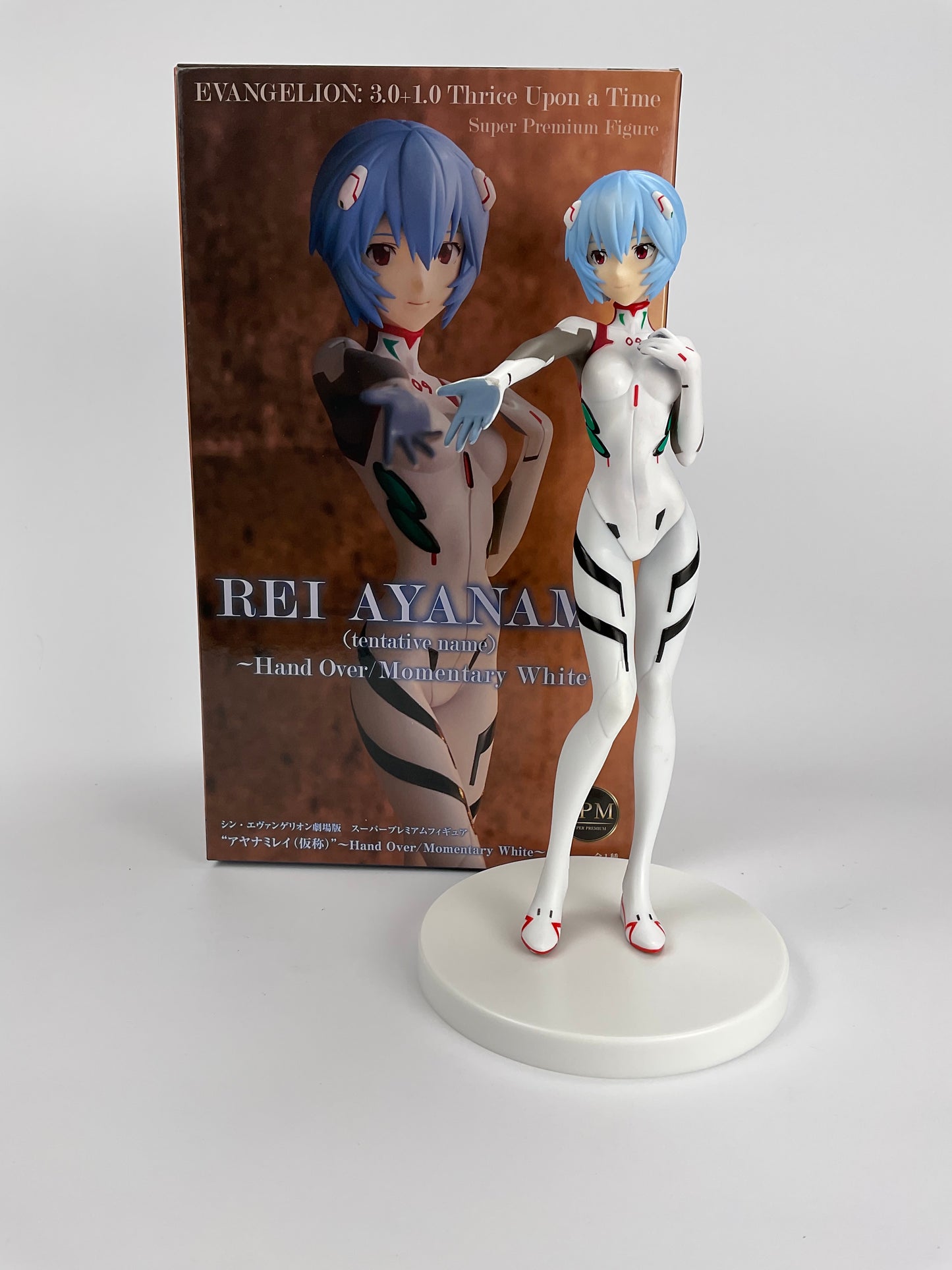 Evangelion Rei Ayanami Hand Over/Momentary White SPM SEGA Figure JPN Import