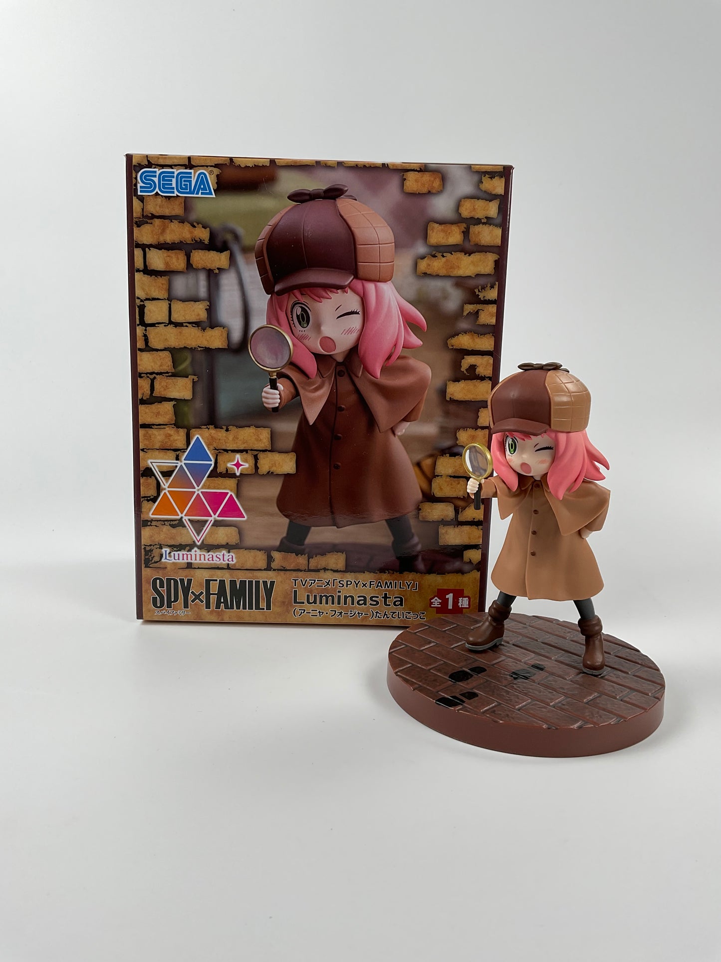 Spy x Family Anya Forger -Playing Detective- Ver. 2 Luminasta Sega with real magnifying glass