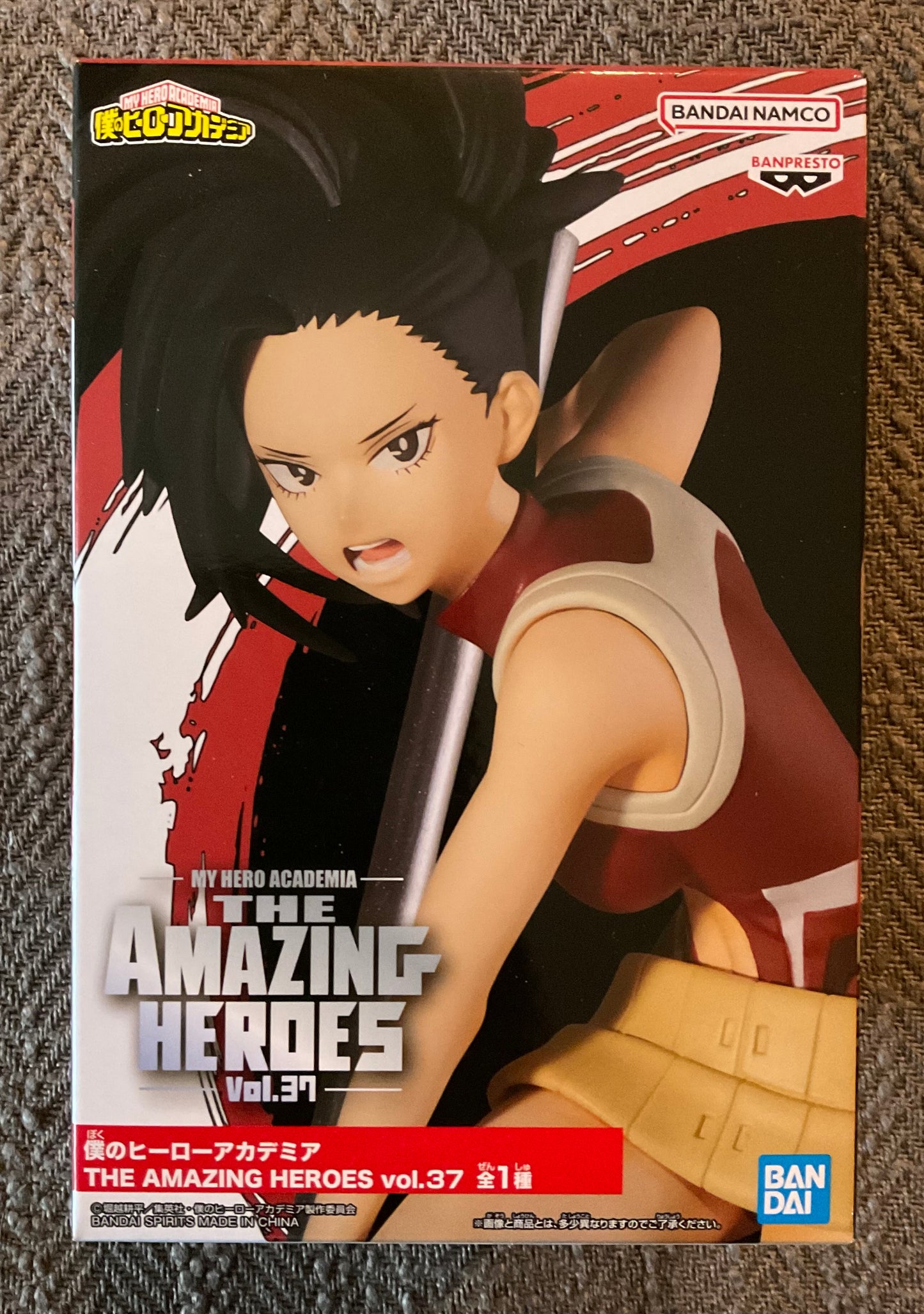 Banpresto- My Hero Academia- The Amazing Heroes- Vol.37 Yaoyorozu Momo Figure